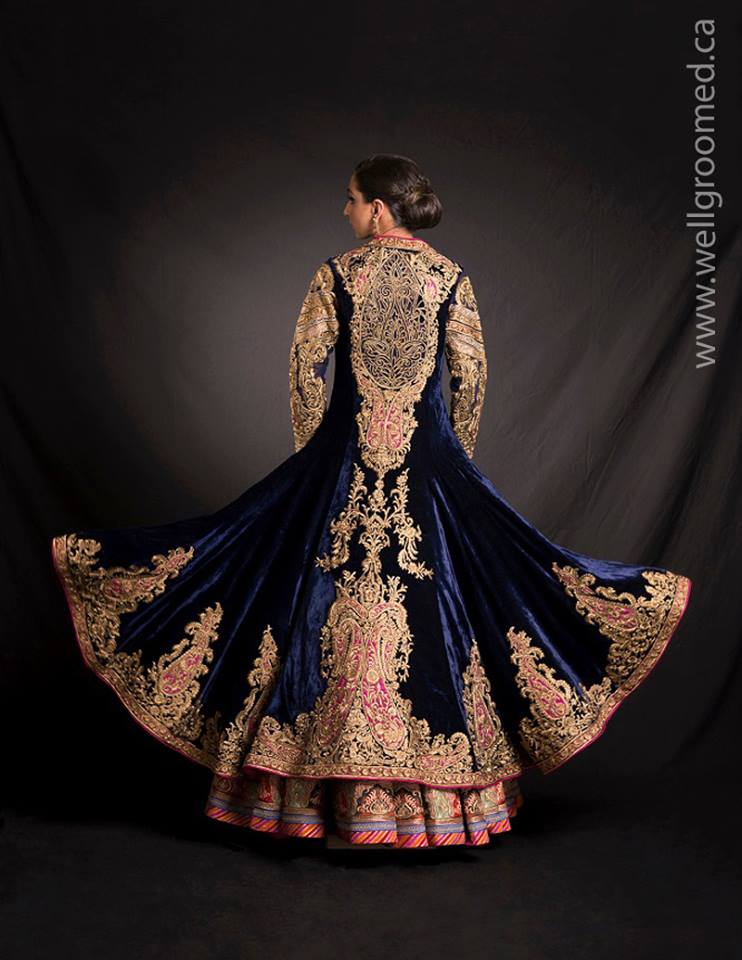 blue indian dress